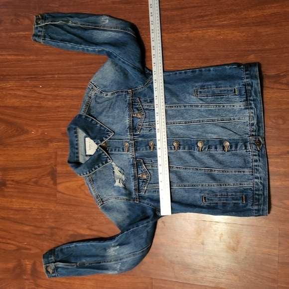 Forever 21 Jacket Denim Small - Picture 8 of 14